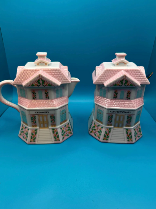 Lenox Village Creamery & Confectionery Sugar and Creamer Set